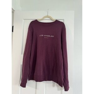 Los Angeles Cotton On Burgandy Crew neck